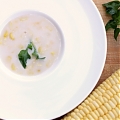 Суп из сливок с кукурузной крупой и картофелем